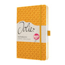 Sigel SI-JN123 Notitieboek Jolie Flair A5 Hardcover Gelinieerd Mangogeel 174 Blz 80g