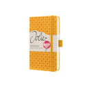 Sigel SI-JN122 Notitieboek Jolie Flair A6 Hardcover Gelinieerd Mangogeel 174 Blz 80g