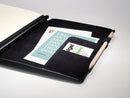 Sigel SI-CF111 Business Organiser Conceptum Flex Kunstleer, A5, Zwart, Leeg, 3 Metalen Geleiders El