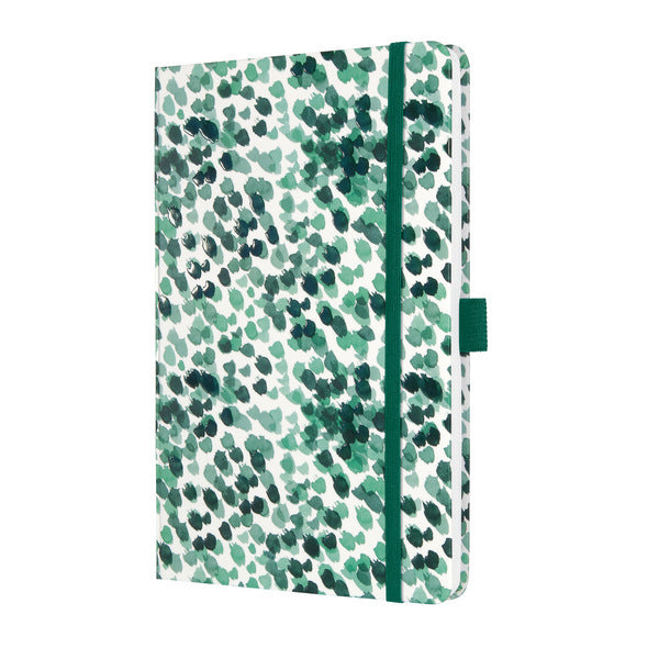 Sigel SI-JN333 Notitieboek Jolie Beauty A5 Hardcover Gelinieerd Groene Druppels 174 Blz 80g