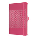 Sigel SI-JN207 Notitieboek Jolie Impress A5 Hardcover Gelinieerd 'Peacock Pink'