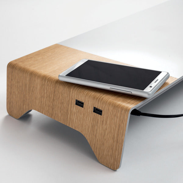 Sigel SI-SA405 Monitorstandaard Smartstyle USB 3.0 + Inductie-acculader