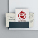 Sigel SI-GL803 Opbergbak Voor Glasborden Van 3 Tot 5mm Antraciet 160x54x43mm Bevestig