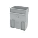 Sigel SI-GL811 Pennenbak S Voor Glasborden Van 3 Tot 5mm Licht Grijs 75x94x51mm