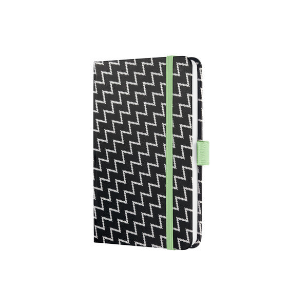 Sigel SI-JN318 Notitieboek Jolie Beauty A6 Hardcover Gelinieerd &#039;black Monochrome&#039;