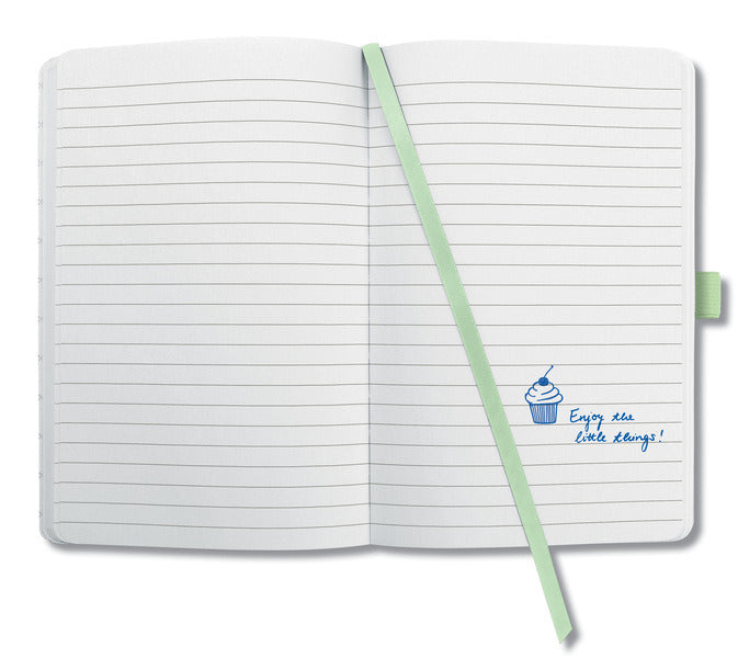 Sigel SI-JN318 Notitieboek Jolie Beauty A6 Hardcover Gelinieerd &#039;black Monochrome&#039;