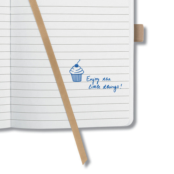 Sigel SI-JN200 Notitieboek Jolie Impress A6 Hardcover Gelinieerd 'desert Brown'