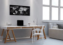 Sigel SI-GL409 Glasmagneetbord Artverum LED 910x460x15 Wereldkaart