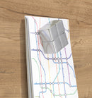 Sigel SI-GL408 Glasmagneetbord Artverum LED 910x460x15 Natural Wood