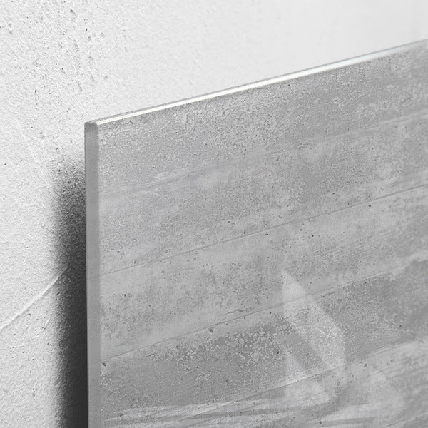 Sigel SI-GL406 Glasmagneetbord Artverum LED 910x460x15 Betondesign