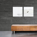 Sigel SI-GL401 Glasmagneetbord Artverum LED Light 480x480x15 Wit