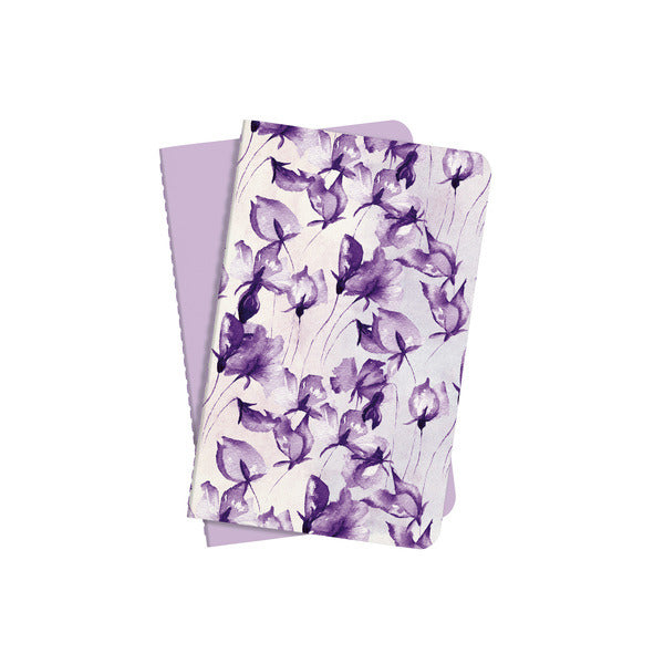 Sigel SI-JN702 Notitieboek Jolie Set Van 2 Stuks, A6 Softcovercover Gelinieerd Paars