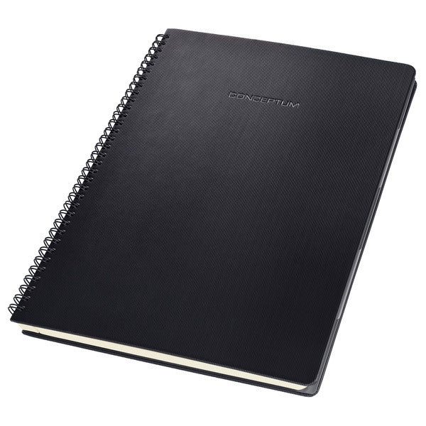 Sigel SI-CO841 Notitieblok CONCEPTUM Hardcover A4 Zwart Gelinieerd Incl. Register