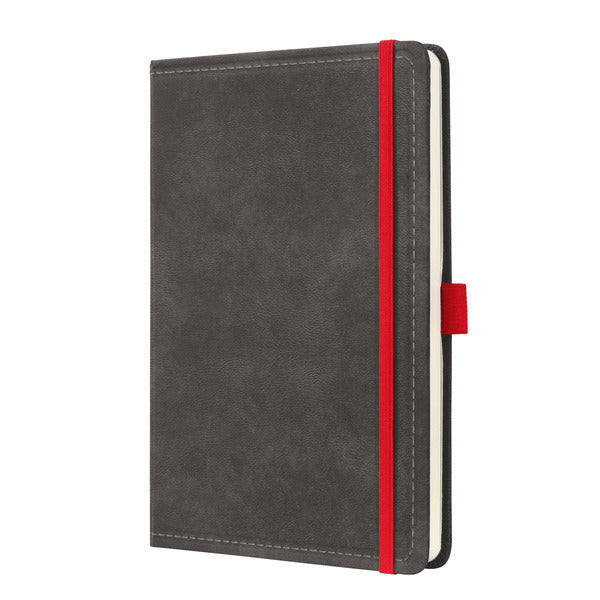 Sigel SI-CO637 Notitieboek Conceptum 194blz Hard Vintage Dark Grey A5 Gelinieerd
