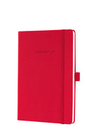 Sigel SI-CO655 Notitieboek Conceptum Pure Hardcover A5 Rood Gelinieerd