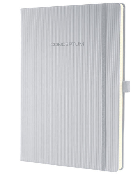 Sigel SI-CO643 Notitieboek Conceptum Pure Lichtgrijs A4 194blz Gelijnd