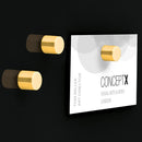 Sigel SI-GL718 Magneet Voor Glasbord Rond Rond 10mm Strong Goud 5st