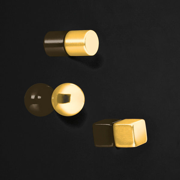Sigel SI-GL718 Magneet Voor Glasbord Rond Rond 10mm Strong Goud 5st