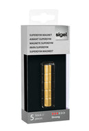 Sigel SI-GL718 Magneet Voor Glasbord Rond Rond 10mm Strong Goud 5st