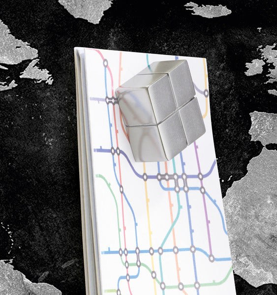 Sigel SI-GL246 Glasmagneetbord Artverum 1300x550x12mm Wereldkaart