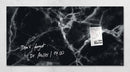 Sigel SI-GL322 Glasmagneetbord Artverum 910x460x15mm Marmer