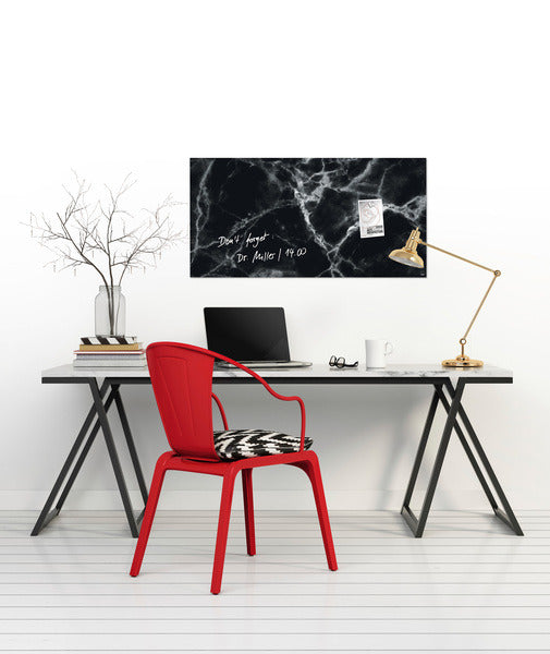 Sigel SI-GL322 Glasmagneetbord Artverum 910x460x15mm Marmer