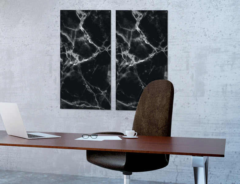 Sigel SI-GL322 Glasmagneetbord Artverum 910x460x15mm Marmer