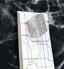 Sigel SI-GL322 Glasmagneetbord Artverum 910x460x15mm Marmer