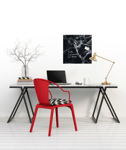 Sigel SI-GL320 Glasmagneetbord Artverum 480x480x15mm Marmer