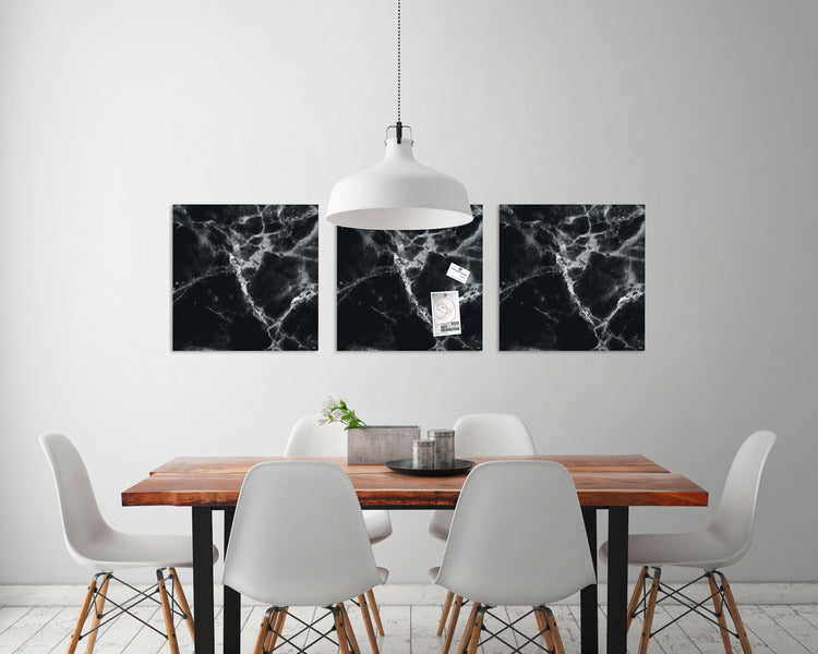 Sigel SI-GL320 Glasmagneetbord Artverum 480x480x15mm Marmer