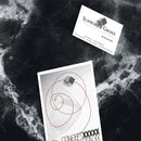 Sigel SI-GL320 Glasmagneetbord Artverum 480x480x15mm Marmer