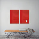 Sigel SI-GL142 Glasmagneetbord Artverum 1000x650x15mm Rood