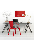 Sigel SI-GL122 Glasmagneetbord Artverum 600x400x15mm Rood