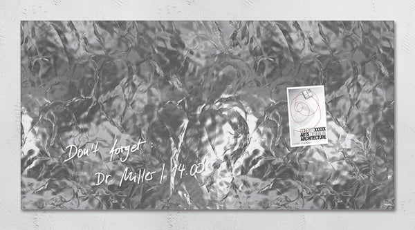 Sigel SI-GL268 Glasmagneetbord Artverum 910x460x15mm Zilver
