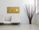 Sigel SI-GL266 Glasmagneetbord Artverum 910x460x15mm Goud Metallic