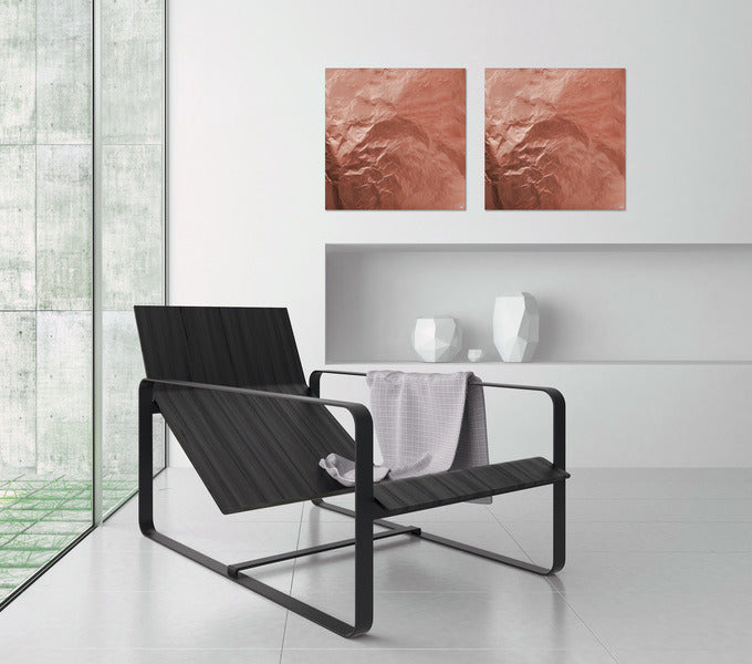 Sigel SI-GL265 Glasmagneetbord Artverum 480x480x15mm Koper
