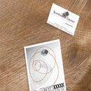 Sigel SI-GL263 Glasmagneetbord Artverum 480x480x15mm Brons