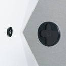 Sigel SI-GL282 Glasmagneetbord Artverum 400x460x15mm Zeskantig Rood