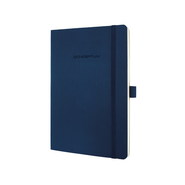 Sigel SI-CO326 Notitieboek Conceptum Pure Softcover A5 Blauw Geruit
