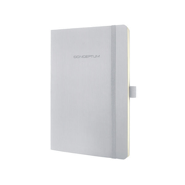 Sigel SI-CO322 Notitieboek Conceptum Pure Softcover A5 Lichtgrijs Geruit