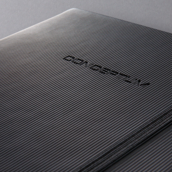 Sigel SI-CO118 Notitieboek Conceptum Pure Hardcover Tablet Formaat Zwart Gelinieerd