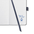 Sigel SI-JN502 Notitieboek Jolie Sense 95x180mm Hardcover Gelinieerd Blauw