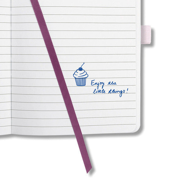Sigel SI-JN300 Notitieboek Jolie Beauty A6 Hardcover Gelinieerd Rood