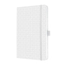 Sigel SI-JN109 Notitieboek Jolie Flair A5 Hardcover Gelinieerd Sneeuwwit