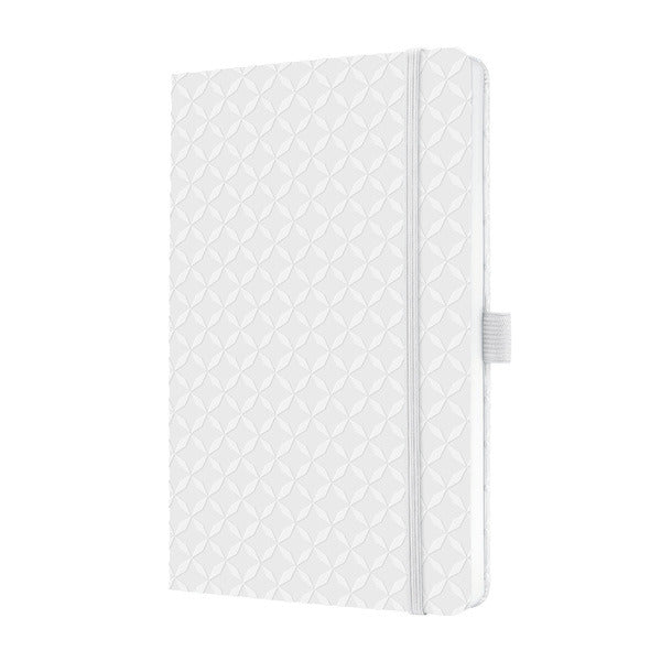 Sigel SI-JN109 Notitieboek Jolie Flair A5 Hardcover Gelinieerd Sneeuwwit