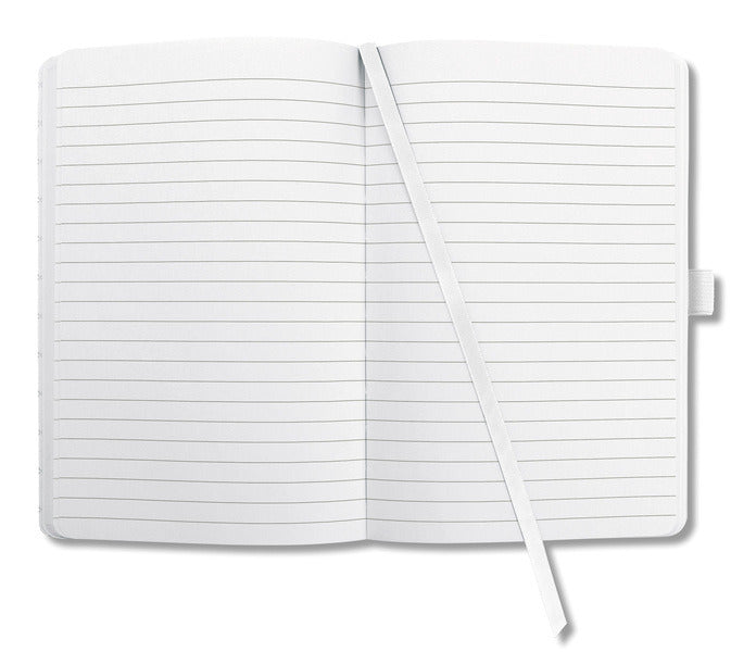 Sigel SI-JN109 Notitieboek Jolie Flair A5 Hardcover Gelinieerd Sneeuwwit