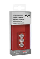 Sigel SI-GL702 Magneet Voor Glasbord Kogel 12,7mm Strong 3 Stuks