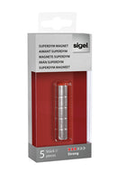 Sigel SI-GL700 Magneet Voor Glasbord Rond 10mm Strong 5 Stuks