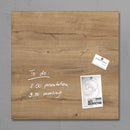 Sigel SI-GL254 Glasmagneetbord Artverum 480x480x15mm Natural Wood