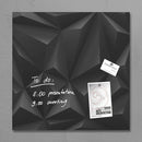 Sigel SI-GL257 Glasmagneetbord Artverum 480x480x15mm Black Diamond